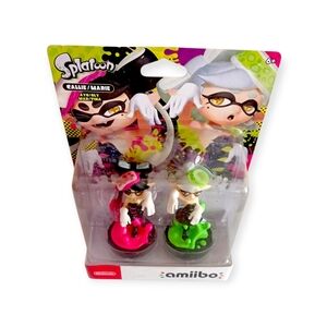 Splatoon Callie & Marie Amiibo Figures, New Sealed!